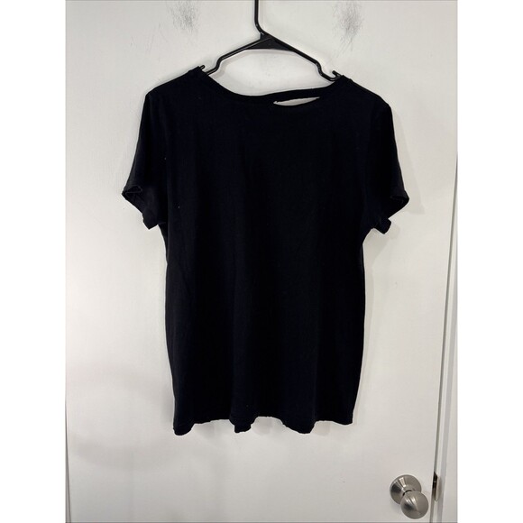 N:Philanthropy WOMEN'S SIZE Large  Zander Distressed Short Sleeve Cotton Tee $78 - Picture 5 of 7